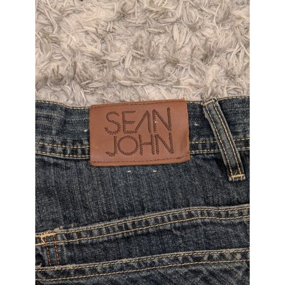 Sean John Denim Blue Baggy Jeans Size 30x32 Vintage Y2K 2000 Hip Hop - Picture 16 of 16